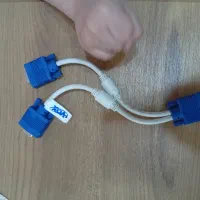کابل یک به دو vga