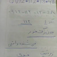 کد 1 رند. 112. بدون زنگ خور.  زیر قیمت فوری