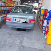 فروش پراید ۸۶رنگ سبز زیتونی