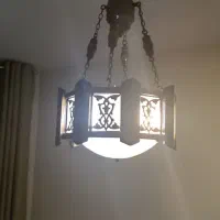 لوستر 8 شاخه همراه با سری  کامل  جهت منژلمنزل|لوستر و چراغ آویز|تهران, علم و صنعت|دیوار