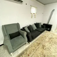 مبل ۷ نفره و میز عسلی|مبلمان خانگی و میز عسلی|رشت, نیروی دریایی|دیوار