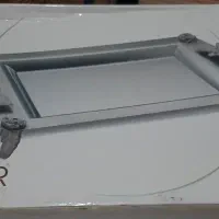 سینی استیل پایه دار