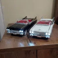 ماکت کادیلاک الدورادو در دو رنگ فلزی بزرگ