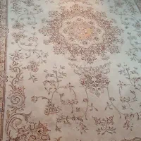 فرش ۶ متری کرم طرح برجسته و کناره|فرش|تهران, خزانه|دیوار