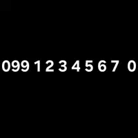 0 7 6 5 4 3 2 1 099 تنها ۱ تا ۷ همراه اول ایران