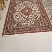 جفت فرش دستبافت کرک چله نخ قم|فرش|قم, باجک دو|دیوار