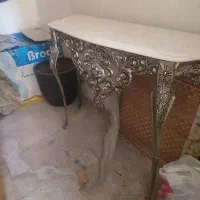 آینه شمعدان برنجی روکش نقره ای|آینه|فردیس, فردیس|دیوار