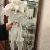 دسته گل لمسه خارجی عروس، دسته گل عروس|گل مصنوعی|تهران, ازگل|دیوار