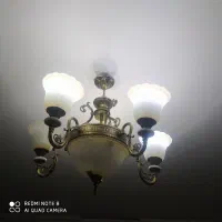 لوستر پنج شاخه|لوستر و چراغ آویز|قم, پردیسان|دیوار