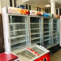 یخچال فریزر صنعتی ویترینی ایستاده|فروشگاه و مغازه|همدان, |دیوار