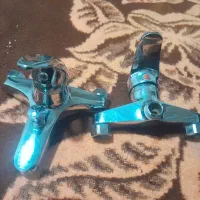 دوتا شیر آلات در حد نو وسالم شیر حمام ودستشویی