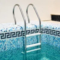 نردبان استخری استیل یوناس 2 - 3 - 4 - 5 - 6 پله