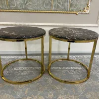 دوتا میز کنار مبلی کامل نو روش سنگ هست