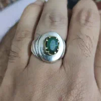 زمرد اصل با رکاب دست ساز درجه یک|جواهرات|بندرعباس, |دیوار