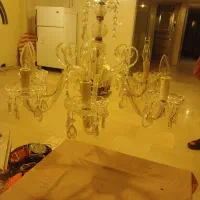دو عدد لوستر کریستالی|لوستر و چراغ آویز|اصفهان, خواجو|دیوار