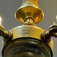 4عدد لوستر نشان دار با آبکاری طلا