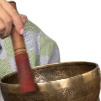 کاسه تبتی دست‌ساز 7آلیاژ نپالی کمیاب