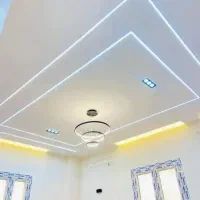 سقف کاذب کناف پی وی سی تایل