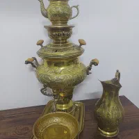 سماور زغالی ۲ لیتری نو و سالم