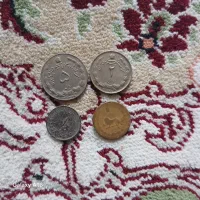 ۴عدد سکه قدیمی ۱.۲.۵ریال