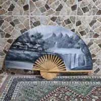 بادبزن چوبی دیواری