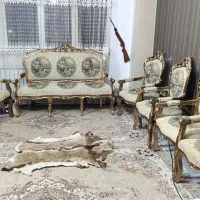 یدست مبل استیل و میز تی وی|مبلمان خانگی و میز عسلی|هشتگرد, شهرک المهدی|دیوار