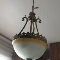 دو عدد لوستر ،یکی ۶ شاخه یکی بدون شاخه|لوستر و چراغ آویز|اصفهان, رسالت|دیوار