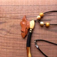 گردنبند چوبی|زیورآلات و اکسسوری|قزوین, |دیوار