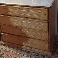 دراور 4 کشو جنس چوب|جاکفشی، کمد، دراور|اسلام‌شهر, باغ فیض|دیوار