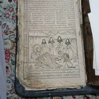 ۲عدد کتاب قدیمی|کتاب و مجله تاریخی|مشهد, طبرسی شمالی|دیوار