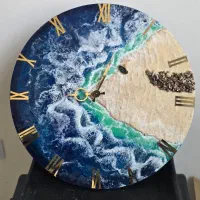 ساعت دیواری رزینی