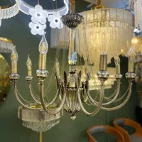 لوستر یو کبریتی کریستالی