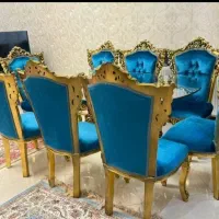 یک دست مبلمان 11 نفره سلطنتی و میز غذاخوری|مبلمان خانگی و میز عسلی|تهران, شهرک الهیه غرب|دیوار