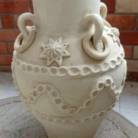 گلدان بزرگ زنجیر دار