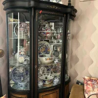 ویترین بوفه چوبی