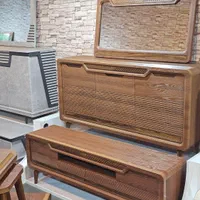 ست جذاب V210شرکتی(میز تلویزیون،جلومبلی،آینه کنسول)