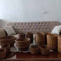 سبد دست بافت