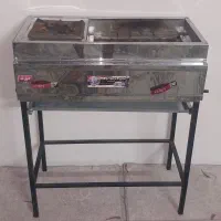 کباب پز گازی دارای اجاق پلو پز