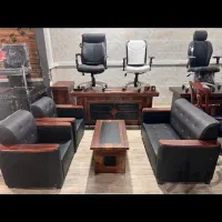 مبلمان اداری مدل تختی صندلی ثابت گردان|دفتر کار|قزوین, |دیوار