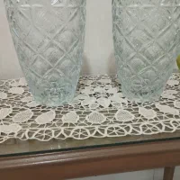 گلدان قدیمی کریستال روسی