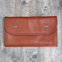 کیف پول چرم طبیعی اصل دست دوز
