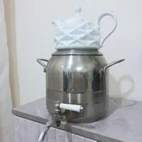 کتری قوری ۶ لیتری کف چدن خارجی(توضیحات)
