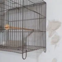 دو عدد قفس قناری بزرگ وکوچک