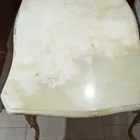 جلو مبلی برنزی اصل با سنگ مرمر گرانیتی|مبلمان خانگی و میز عسلی|ارومیه, |دیوار