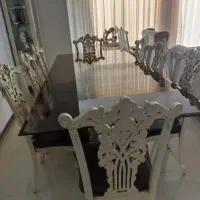 میز ناهار خوری و صندلی ۸نفره|میز و صندلی غذاخوری|تهران, شهرک چیتگر|دیوار