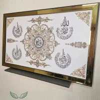 تابلو میکس مدیا نگین کاری و دیجیتال آرت ۷۰×۱۲۰|تابلو، نقاشی، عکس|تهران, چیتگر شمالی|دیوار