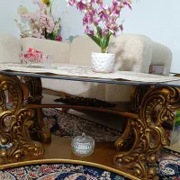 میز جلو مبلی بهمراه دو عدد میز عسلی|مبلمان خانگی و میز عسلی|رشت, کوی مهر|دیوار