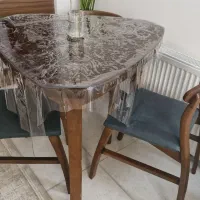 میزناهارخوری 3 نفره سه گوش صندلی مدل اسپانیایی|میز و صندلی غذاخوری|تویسرکان, |دیوار