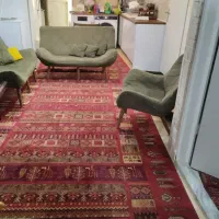 فرش سنتی قرمز ۳ قطعه