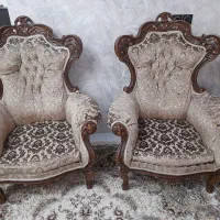 مبل استیل سلطنتی تماما چوب راش|مبلمان خانگی و میز عسلی|رباط‌کریم, رباط‌کریم|دیوار